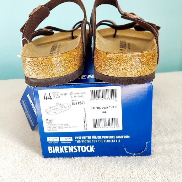 Birkenstock Mayari Mocca Men's Sandals Size 11 Regular Fit EU 44 NWT - Picture 16 of 16